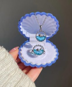 گردنبند انگشتر وال کد208