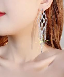 گوشواره دخترانه تنیسی گوشواره نگیندار کد11